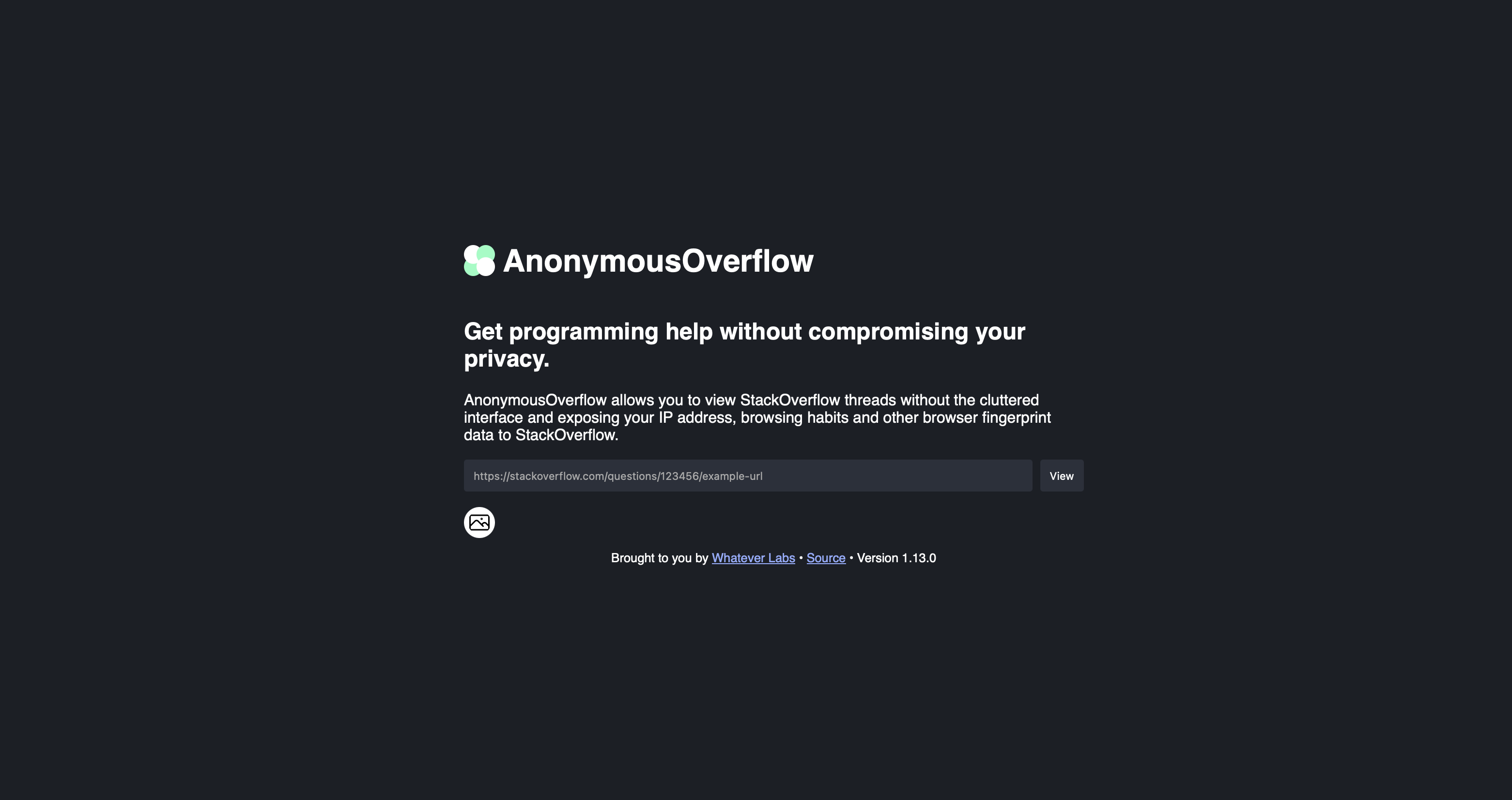 AnonymousOverflow Screenshot