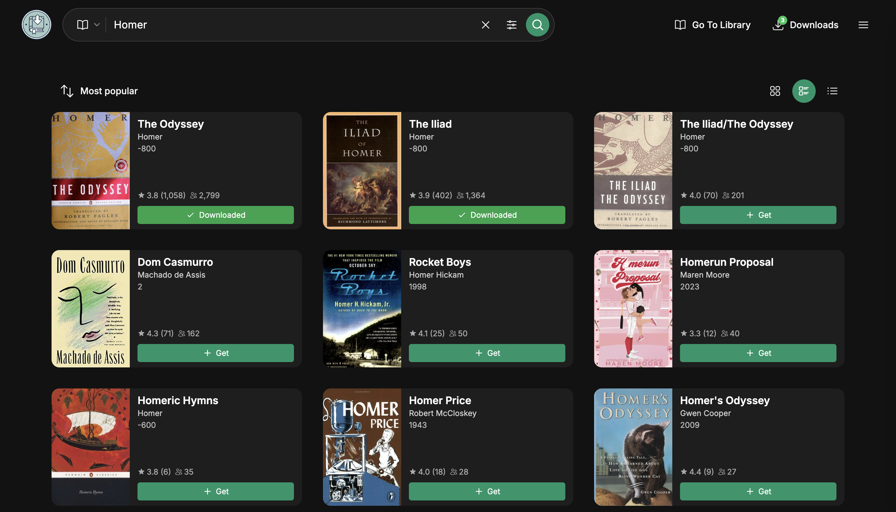 Shelfmark Screenshot