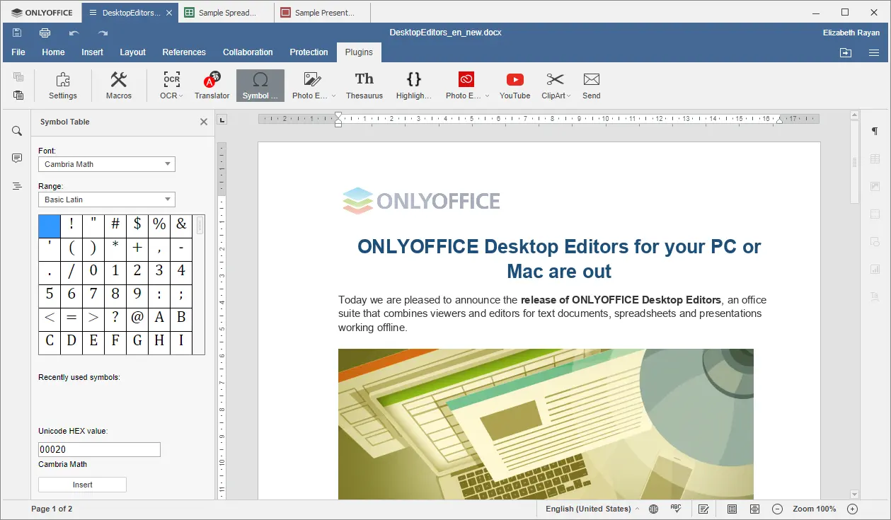 OnlyOffice Screenshot